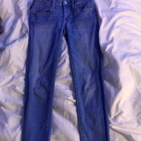 American eagle light wash skinny jeans size 2 - Picture 2 of 5